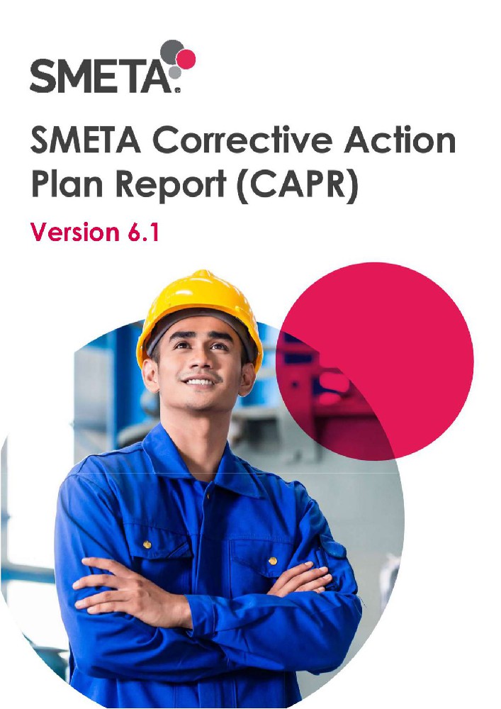 SMETA Corrective ActionPlan Report(CAPR)